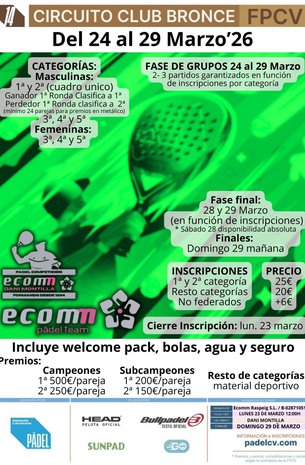 CIRCUITO CLUB ECOMM PADEL CLUB